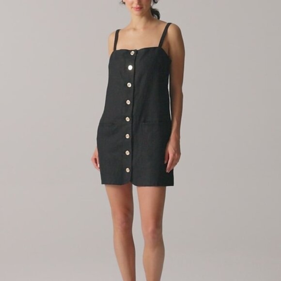 SOLD ☀️NWT J.Crew Claudia Dress in Linen - Picture 5 of 5